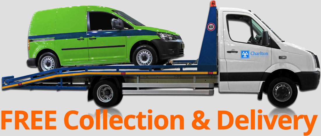 FREE Collection & Delivery Car carrier with green van on carriage
